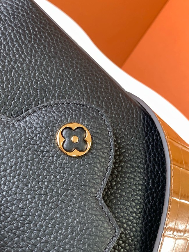 Louis Vuitton Capucines Mini M96498 black&brown