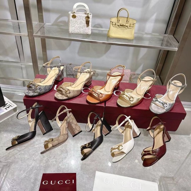 Gucci WOMENS HORSEBIT SANDAL 44938-1