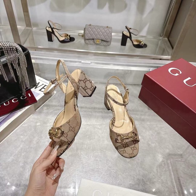 Gucci WOMENS HORSEBIT SANDAL 44938-7