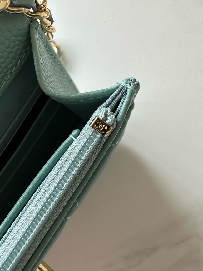 Chanel Classic Wallet On Chain Grained Calfskin AP4241-5