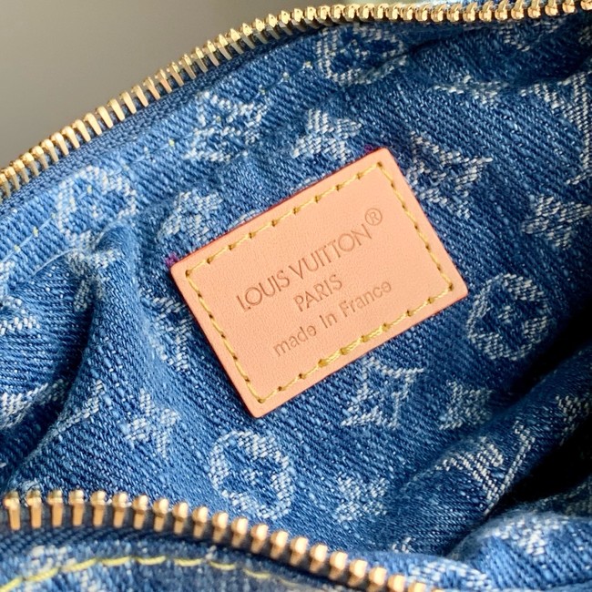 Louis Vuitton NEW Pochette Valley M13571 Denim Blue