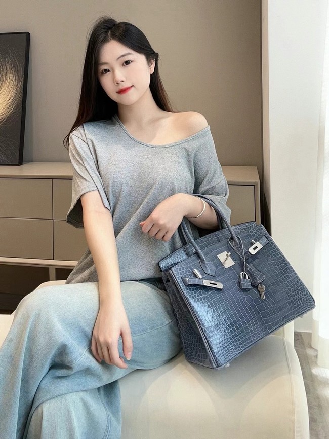 Hermes Birkin Nile crocodile leather 7765-4