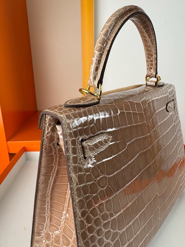 Hermes Kelly Shoulder Bags Nile crocodile leather KL3598-10
