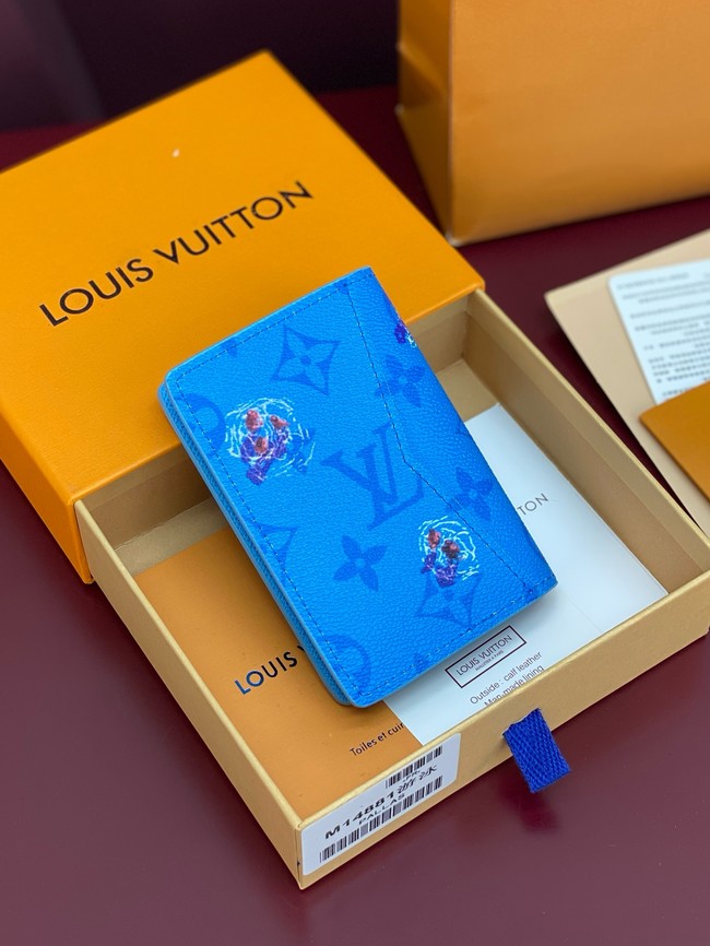 Louis Vuitton Pocket Organizer M14881 Pool Blue