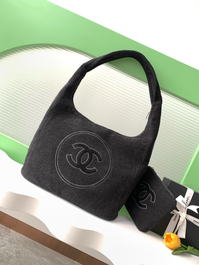 CHANEL Shopping Bag  A7566 Black