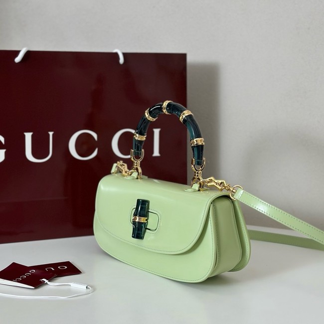 GUCCI BAMBOO DIVA MEDIUM BAG 827750 green