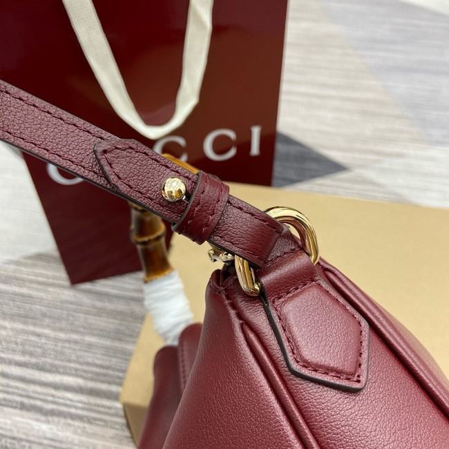 GUCCI GG MARMONT SMALL SHOULDER BAG 799865 burgundy