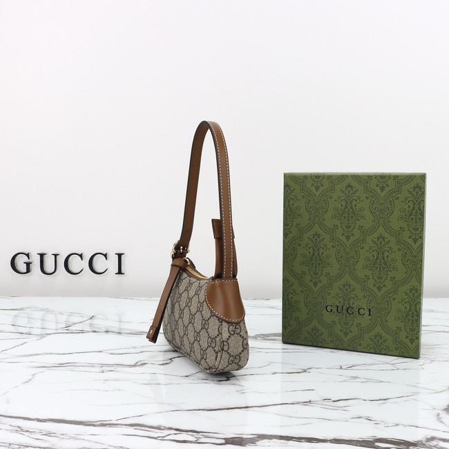 GUCCI GG CANVAS SMALLShoulder Bag 820698 brown
