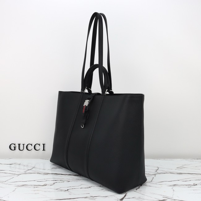 GUCCI Maxi tote bag with Web 816753 black