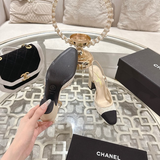 Chanel SLINGBACKS High heels 9.5CM 44976-3