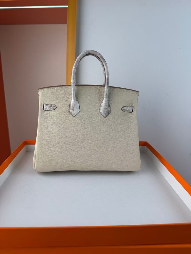 Hermes Birkin Bag Leather Nile crocodile&togo HBK2530-17