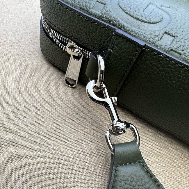 Gucci Jumbo GG Leather Briefcase 658573 green
