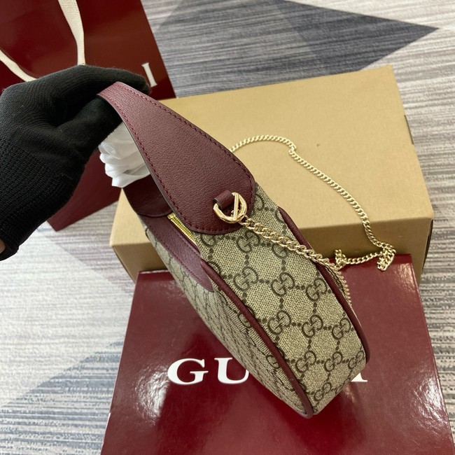 Gucci Ophidia small shoulder bag 838463 Rosso Ancora red