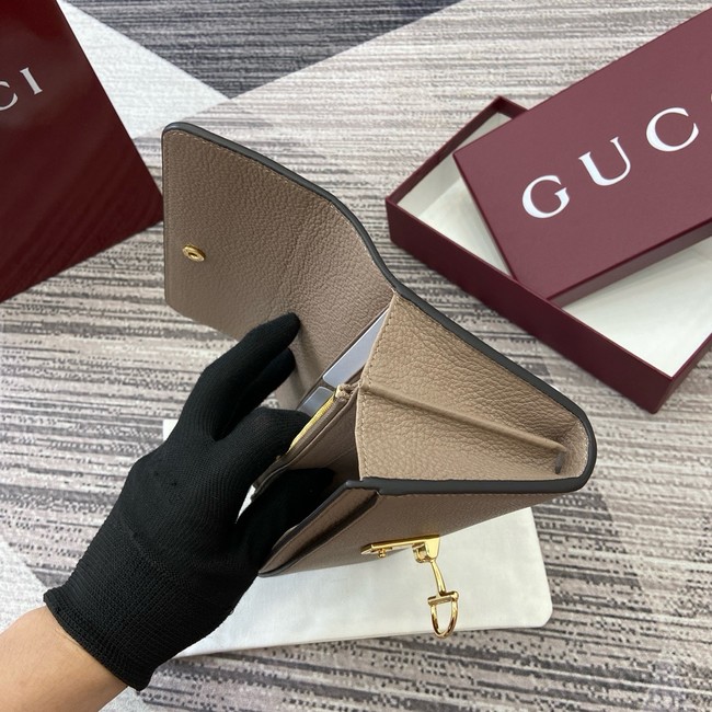 Gucci Softbit continental wallet 828147 gray