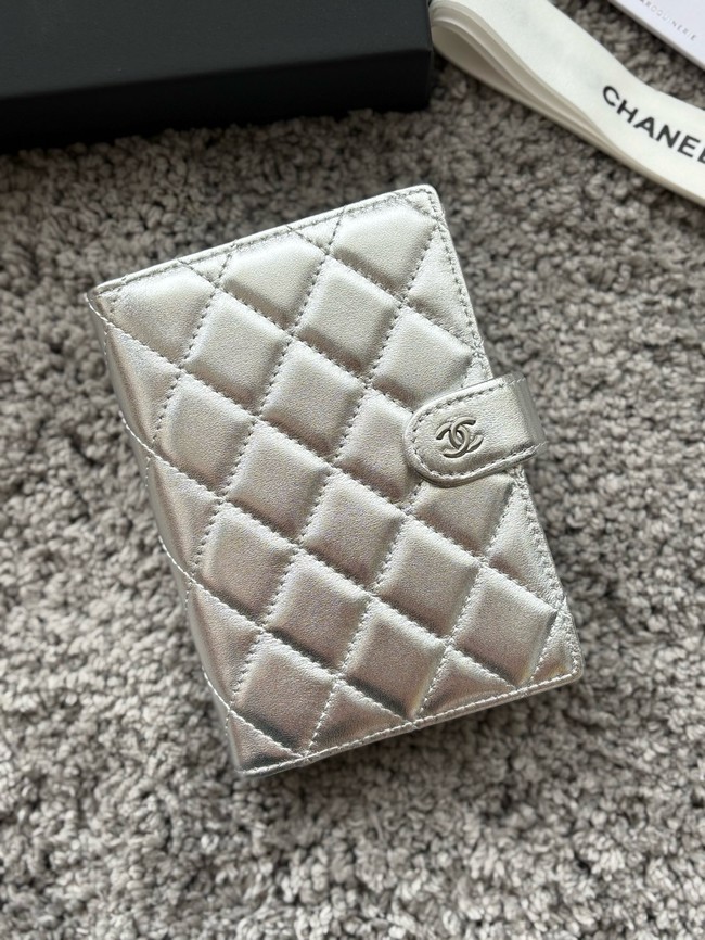 Chanel Passport Holder 96066 Silver
