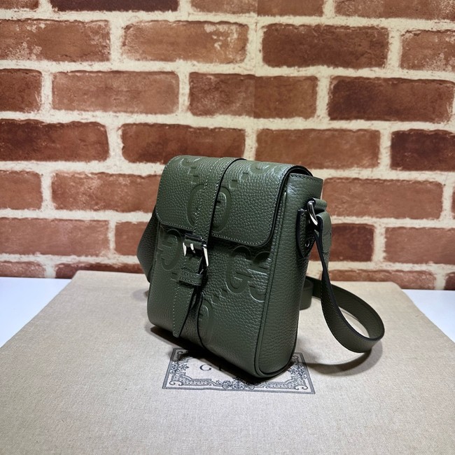 GUCCI GG Emblem mini crossbody bag 760235 Khaki