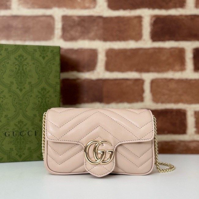 Gucci GG Marmont mini bag 476433 pink