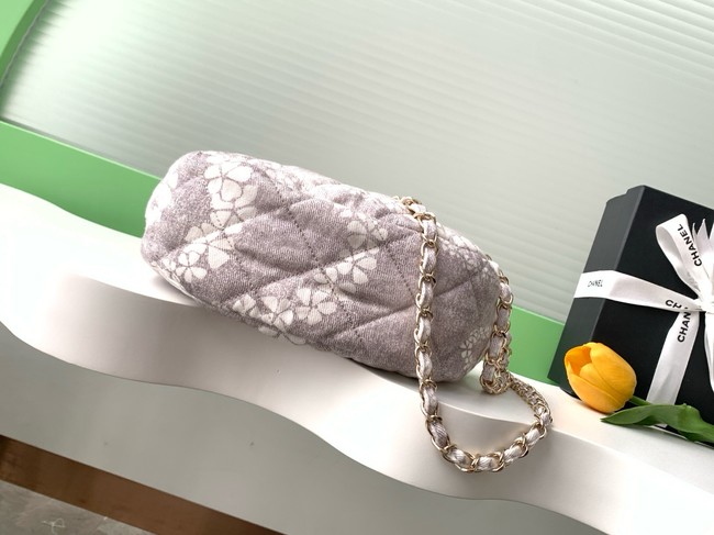 Chanel Large Hobo Bag AS5431 White & graty