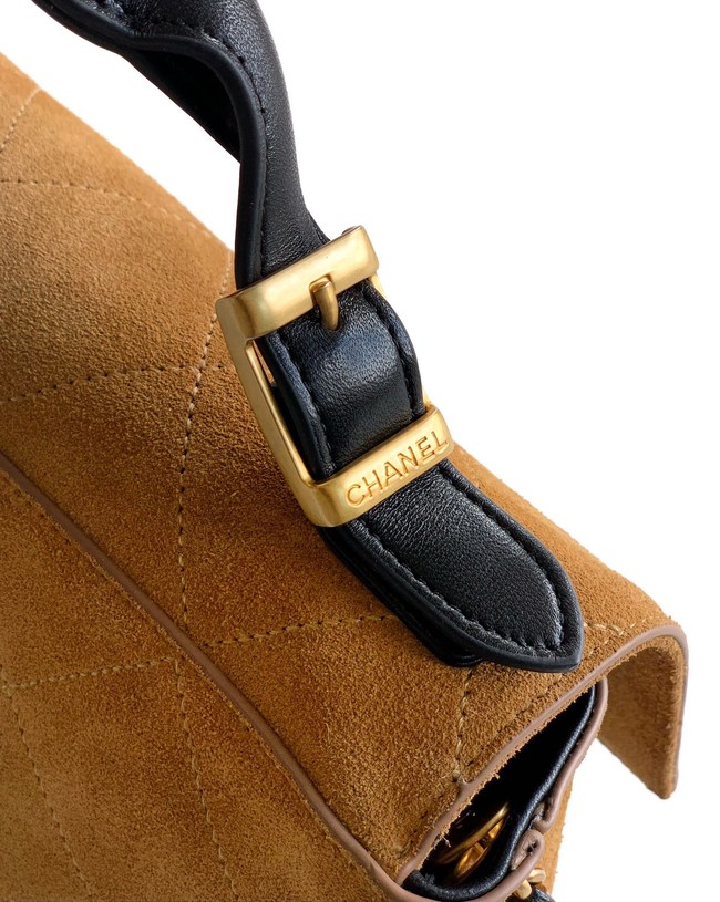 CHANEL Shopping Bag 5598 Black&brown