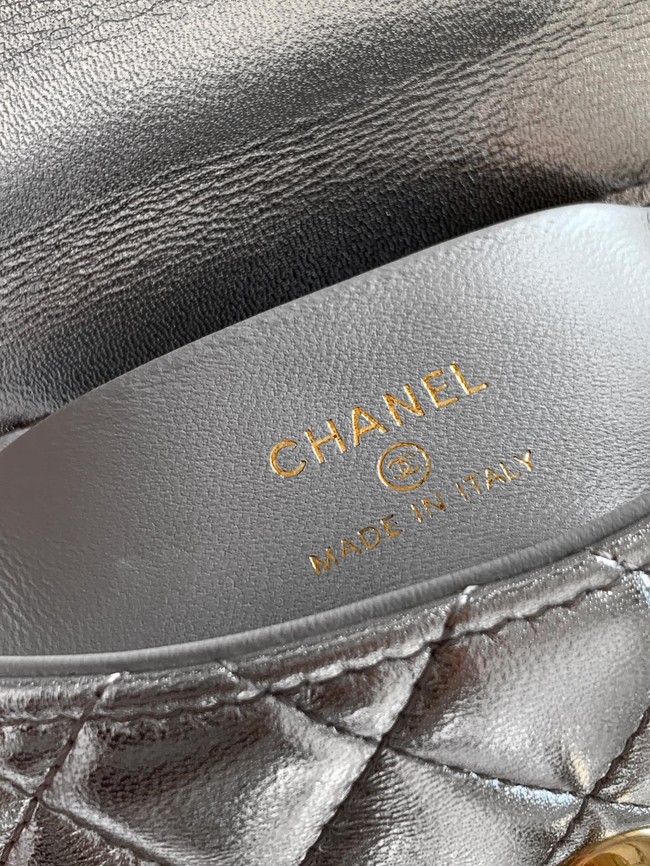 Chanel MINI FLAP BAG WITH TOP HANDLE AS2215-21