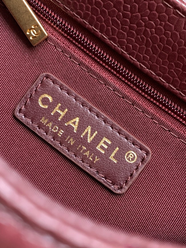 CHANEL Wallet On Chain AP5146 burgundy