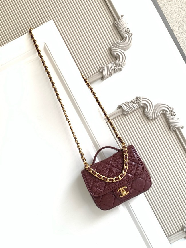 CHANEL Wallet On Chain AP5146 burgundy