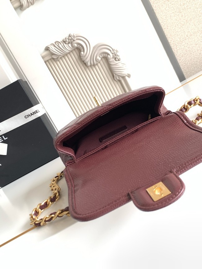 CHANEL Wallet On Chain AP5146 burgundy