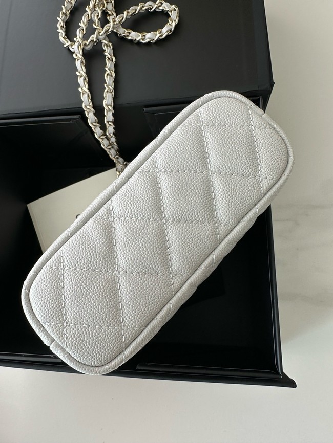 Chanel MINI Shoulder Bag Calfskin AS4386 white