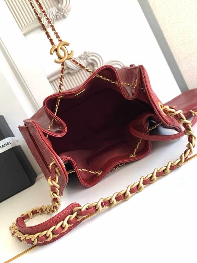 CHANEL 25 Medium Handbag AS5311 red