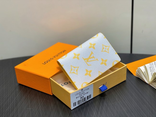 Louis Vuitton Pocket Organizer M14769 Gray&Yellow