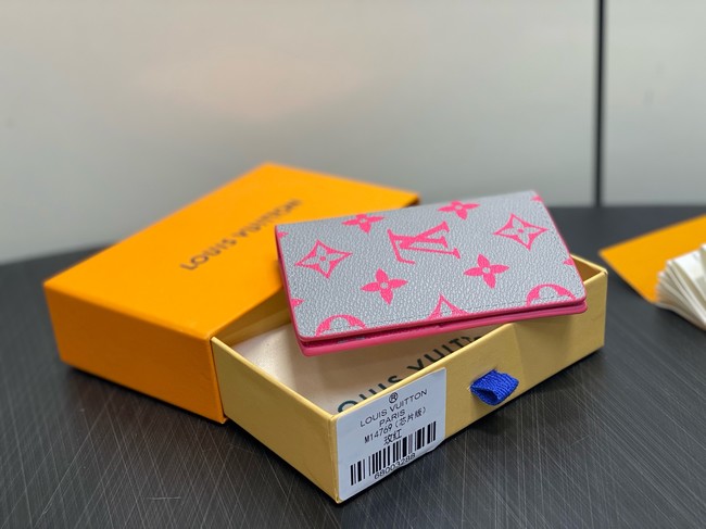 Louis Vuitton Pocket Organizer M15027 Gray&Pink