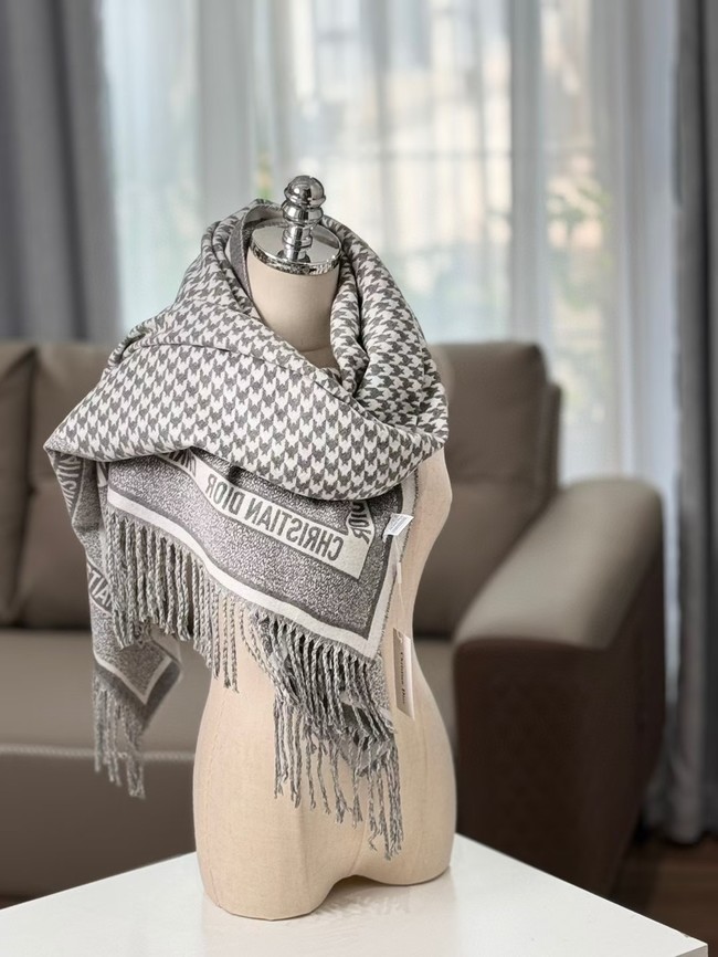 Dior Oblique Poncho Cashmere 21DOB11