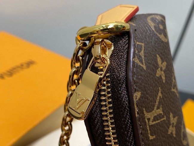 Louis Vuitton NEW Cosmetic Lipstick Pouch M25694 brown