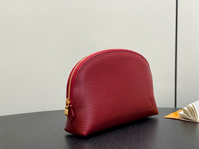 Louis Vuitton NEW Cosmetic Pouch PM M15201 burgundy
