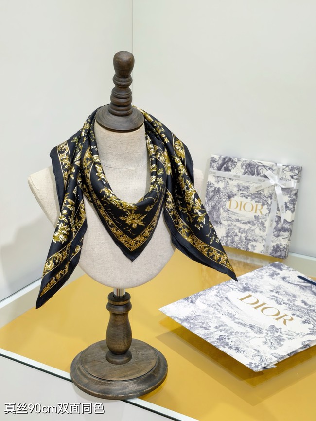 Dior 90 Square Scarf Silk Twill KY151