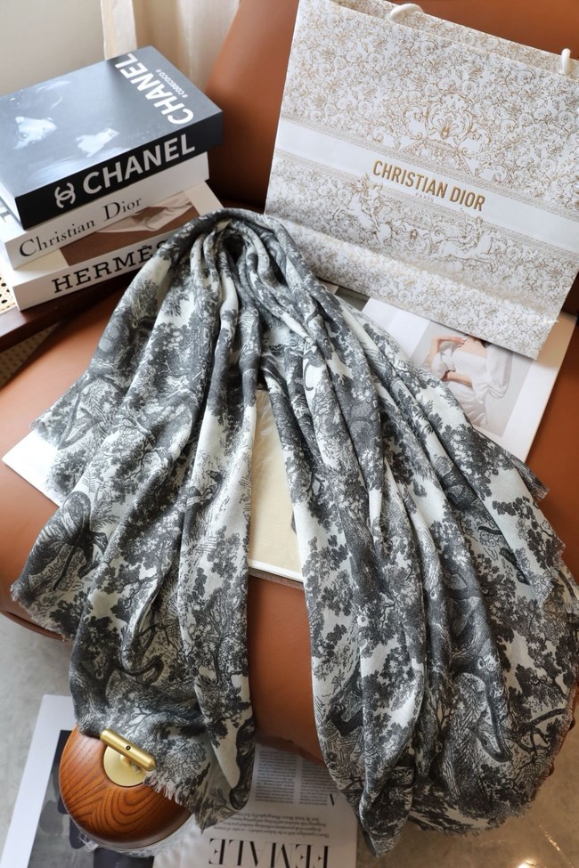 Dior Shawl Wool Silk and Cotton KY180