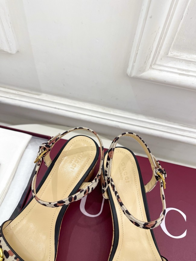 Gucci Womens Horsebit flatform sandal 45096-2