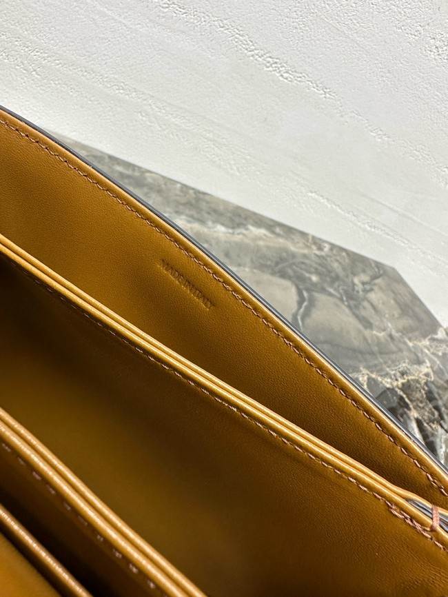 Celine TEEN TRIOMPHE BAG IN NUBUCK CALFSKIN 188423 CAMEL