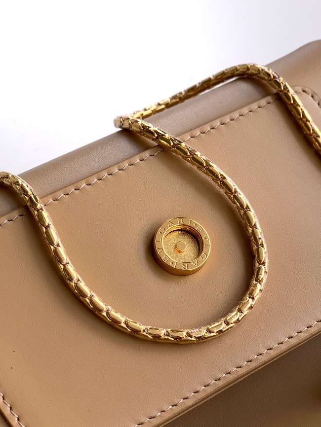 Bvlgari Serpenti Forever leather crossbody bag 289688 Apricot