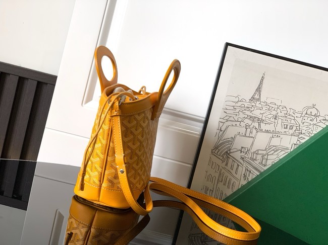 Goyard Calfskin Leather Tote Bag PM 00249 yellow