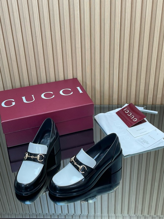 Gucci Womens heeled loafer with Horsebit 45109-1