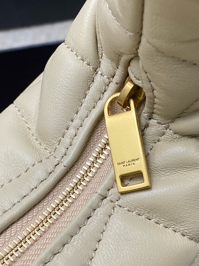 Saint Laurent ICARINO in quilted nappa 851689 BLANC VINTAGE