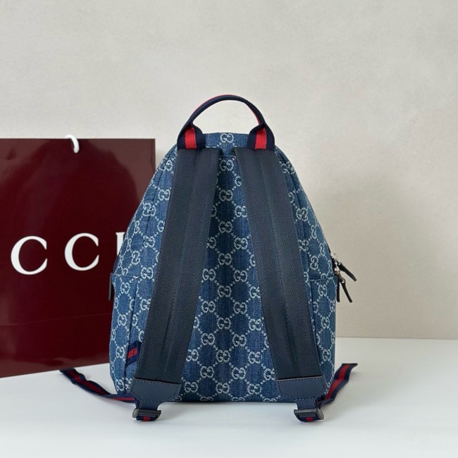 Gucci Childrens GG backpack 782708 blue