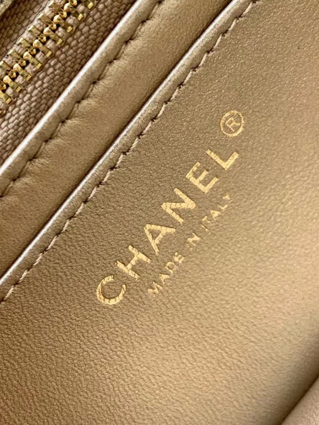 CHANEL mini Flap Bag  AS5759 light gold