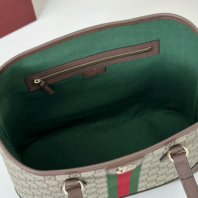 Gucci Ophidia small tote bag 836849 dark brown