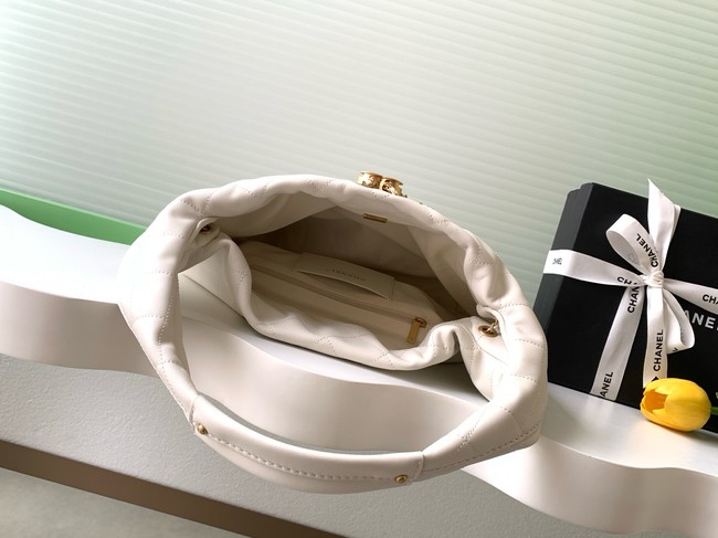 CHANEL Large Hobo Bag AS5967 white