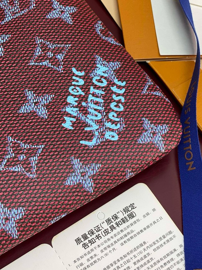 Louis Vuitton NEW Key Pouch M M27109 burgundy