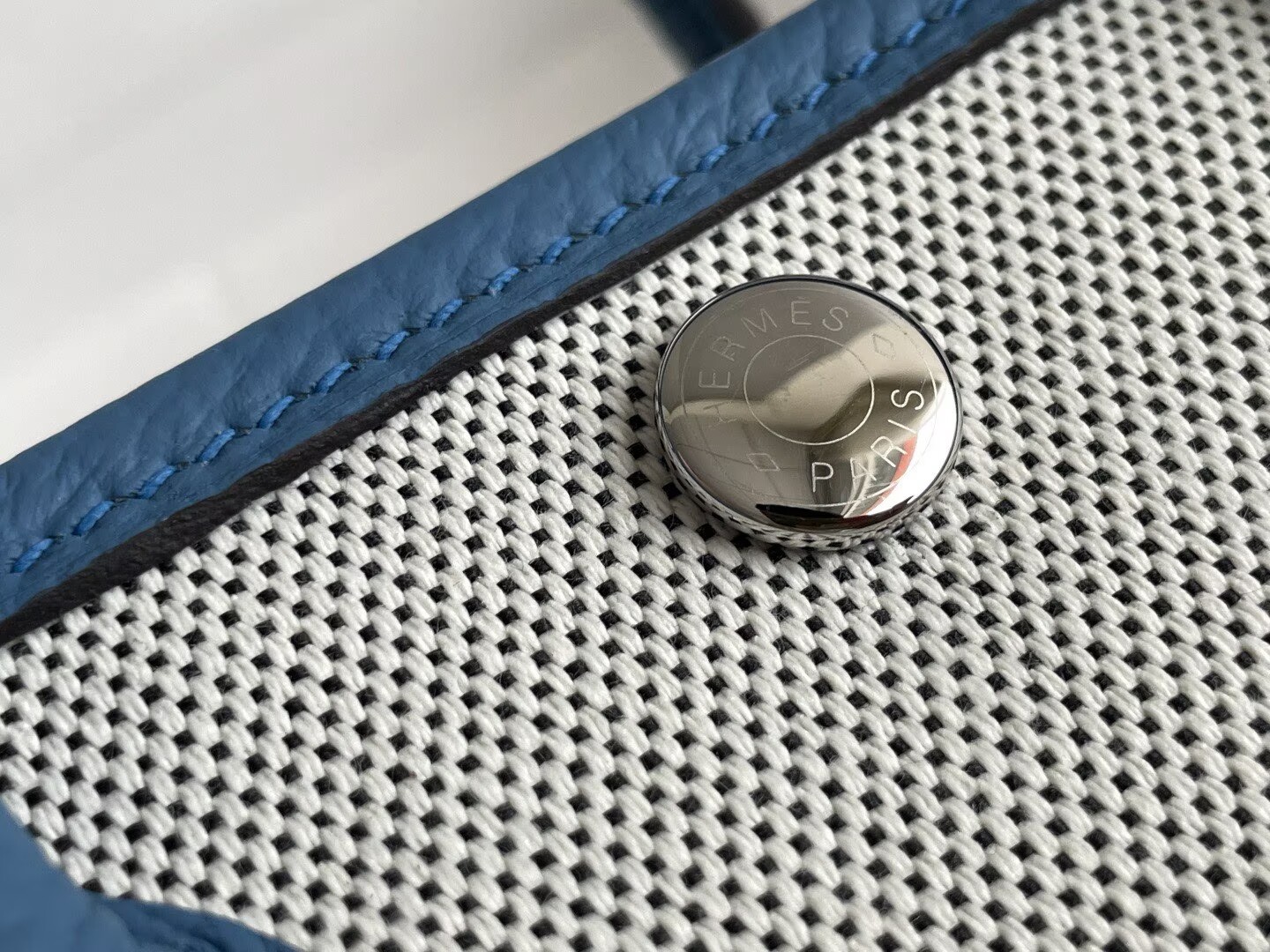 Hermes Mini Garden Party Tote Bags H3673 Blue Hermes Mini Garden Party Tote Bags H3673 Blue