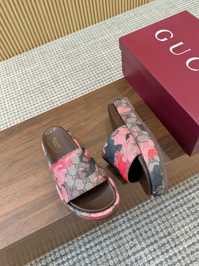GUCCI Womens platform slide sandal 87185-1
