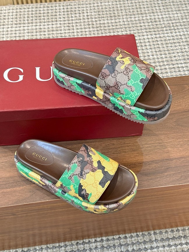 GUCCI Womens platform slide sandal 87185-3